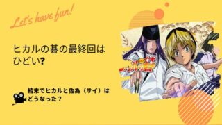 ヒカルの碁　最終回　ひどい